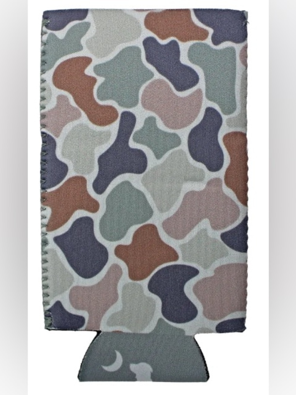 Local Girl Forest Camo Flora Slim Can Koozie